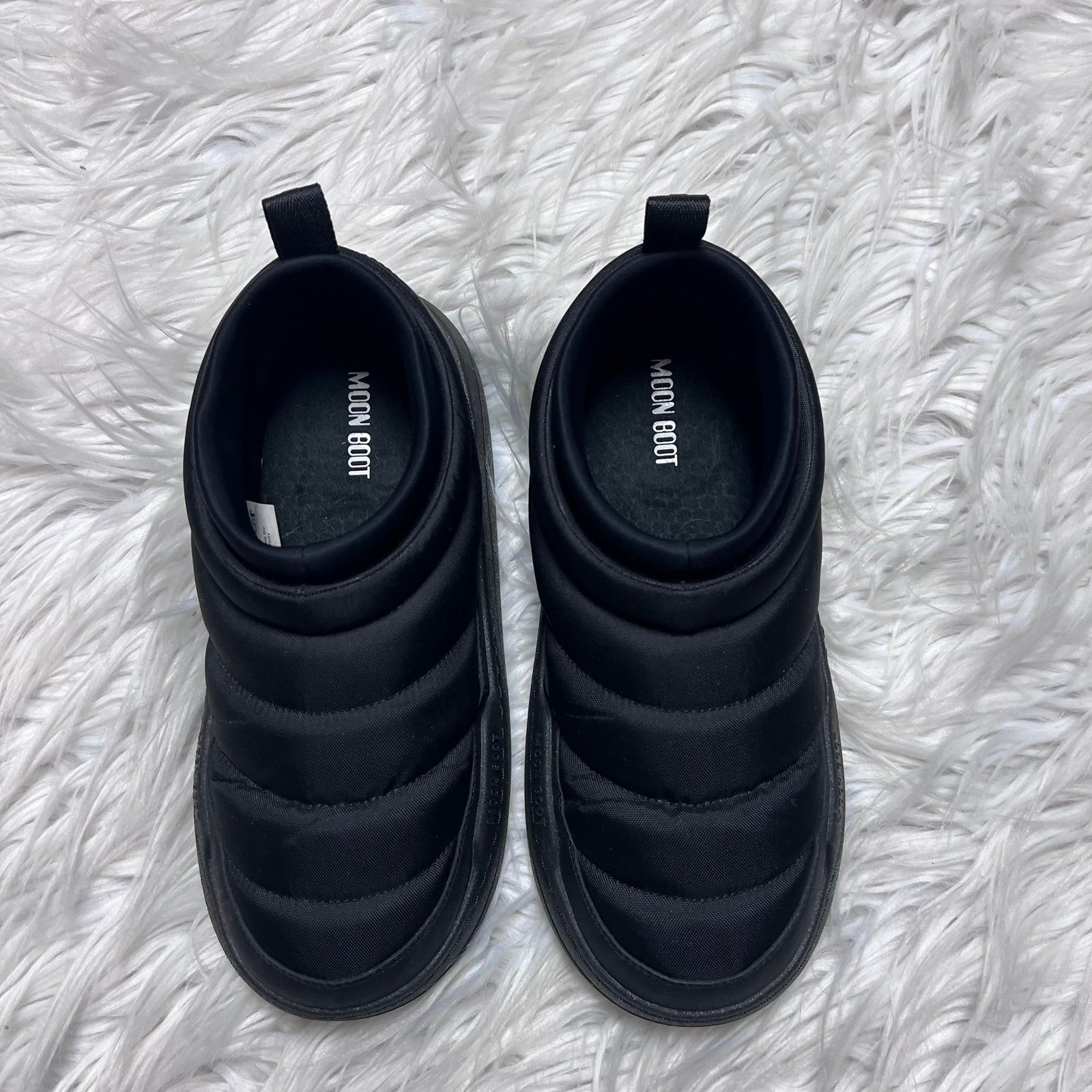 Moon Boots - Black Unisex Insulated Slip On Shoes — image 3 of 6